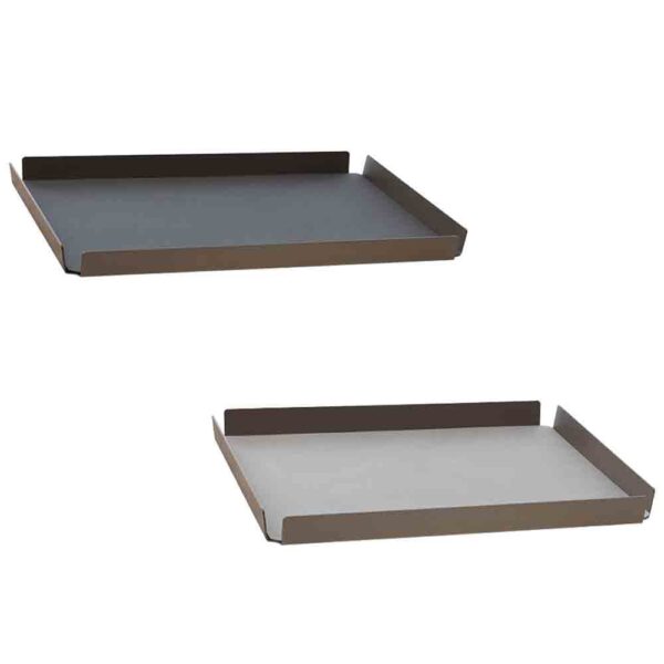Bronze Tray 37x47cm Nupo Anthr/L.Grey
