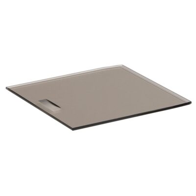 Brown Glass Lid 17.3x16.7cm