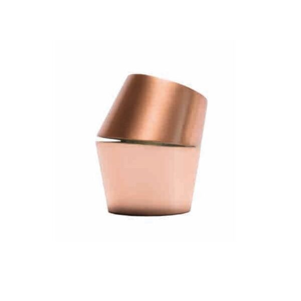 Brushed & Polished Sauce Pot 9cm(h)