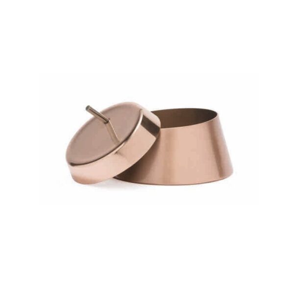 Brushed & Polished Sugar Pot 9cm
