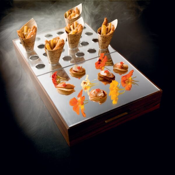 Canape Box Mahogany 53 x 32.5 x 7.5cm