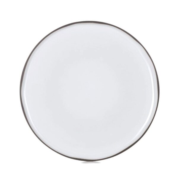 Caractere Plate 26 x 2.2cm(h) - White