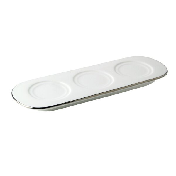 Caster Tray 25cm with Platinum Line
