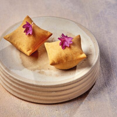 Ceramic Cylinder 9x3cm(h)-White/Storm