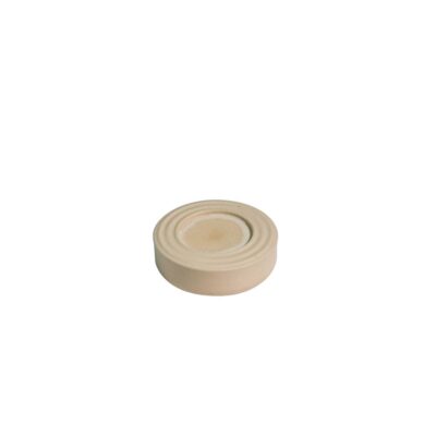 Ceramic Ribbed Plate 8x2cm-Matt/Storm