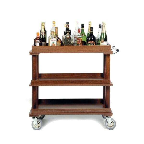 Cheetah Modern Drinks Trolley92x44x94cm