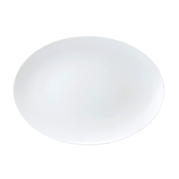 Chinese Line Oval Coupe Platter 23cm