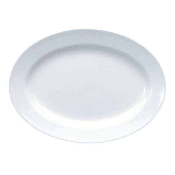 Chinese Line Oval Rim Platter 30cm