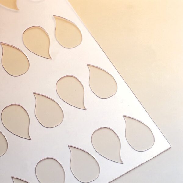 Comma Shaped Stencil 75x35x2mm