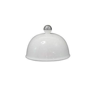 Cover for Butter Dish with Platinum Knob