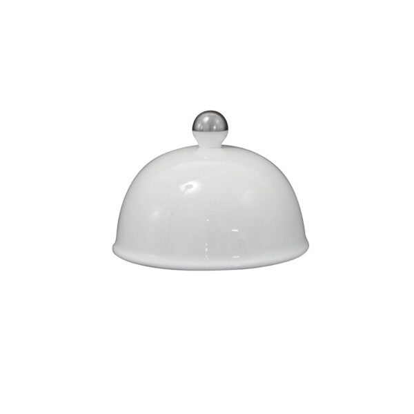 Cover for Butter Dish with Platinum Knob
