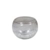 crackled glass half bowl 13 5x10cm p15083 10569 image - G&G Goodfellows