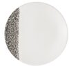 dentelle dinner plate 28cm white black p12406 9237 image - G&G Goodfellows