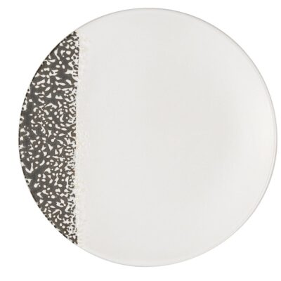 Dentelle Dinner Plate 28cm - White/Black
