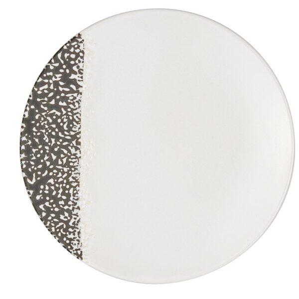 Dentelle Dinner Plate 28cm - White/Black