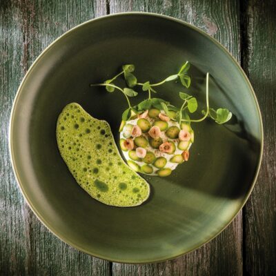 Dinner Plate 24cm - Matt Green