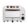 dualit toaster 4 slot white ends p4103 3555 image - G&G Goodfellows