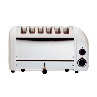 Dualit Toaster 6 Slot White Ends
