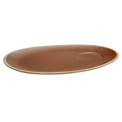 Earth Oval Plate 36cm