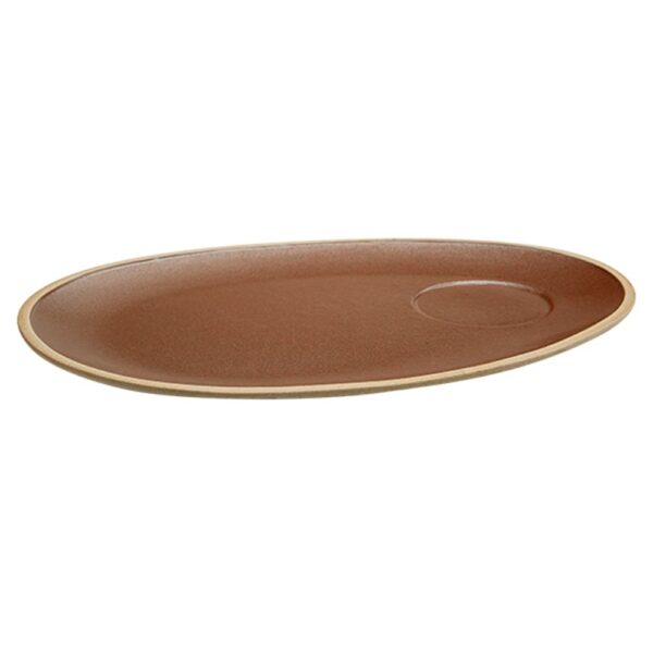 Earth Oval Plate 36cm