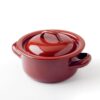 enamel casserole with lid 12x6 5cm h p4851 4343 image - G&G Goodfellows