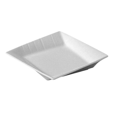 Esprit Square Tray Matt/Shiny Wh 12cm
