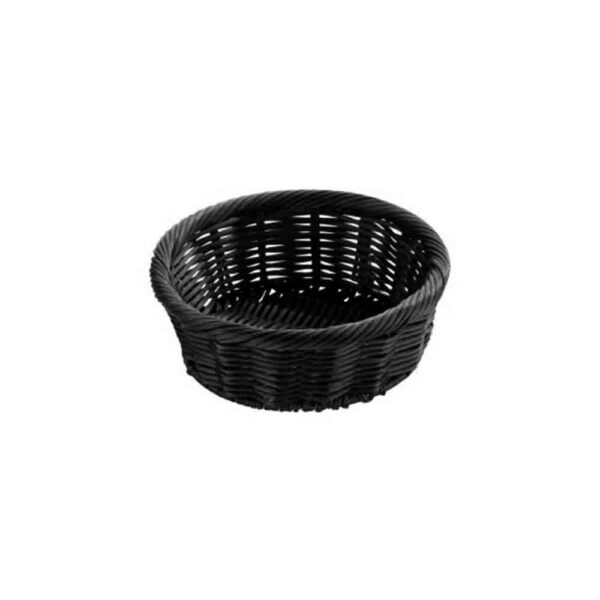 Evento Small Bread Basket 18x6cm - Black
