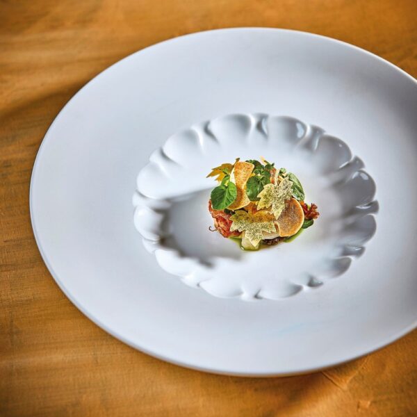 Evolution Deep Plate w/Facet 29.5cm