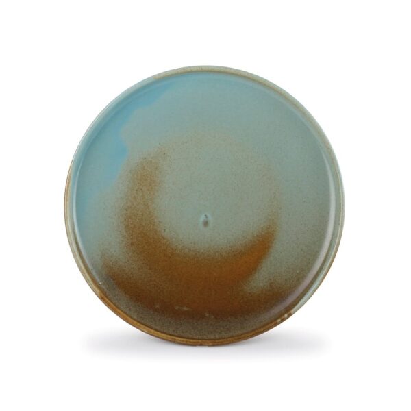 F2D Plate 28.5cm-Brown/Green Escura