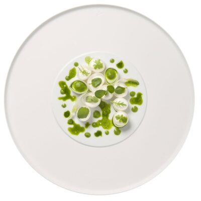 Flat Plate 32cm Raised Center Glazed