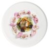 flat plate 32cm raised rim glazed p2549 1934 image - G&G Goodfellows