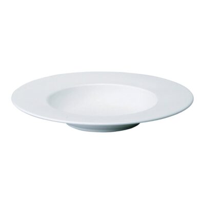 Flat Rim 25cm Soup Plate Wide Rim