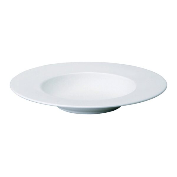 Flat Rim 25cm Soup Plate Wide Rim