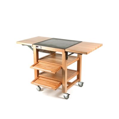 Flow Hot & Cold Trolley - Matt Oak