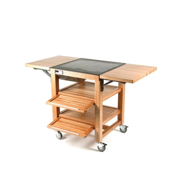 Flow Hot & Cold Trolley - Matt Oak