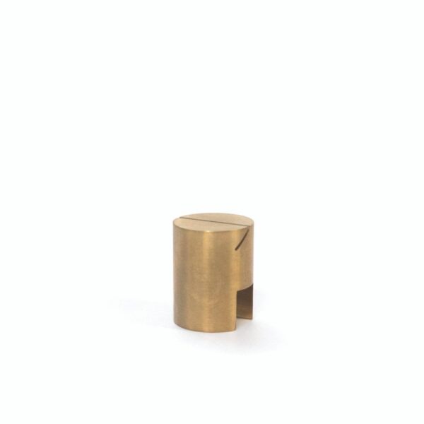 Flow Label Holder - Brass