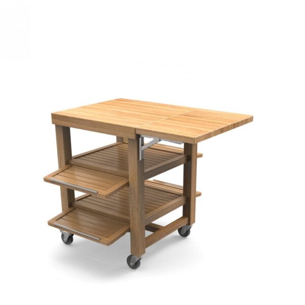 Flow Oak Single Trolley 821x700x960mm