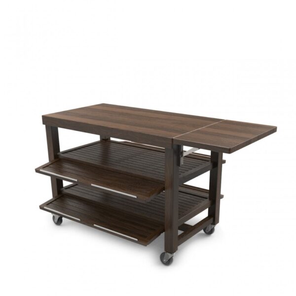 Flow Walnut Double Trolley1356x700x960mm