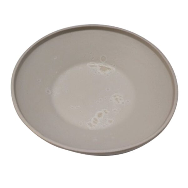 French Bowl 23cm - White w/Storm Spots