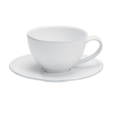 Friso Tea Cup & Saucer 26cl- White