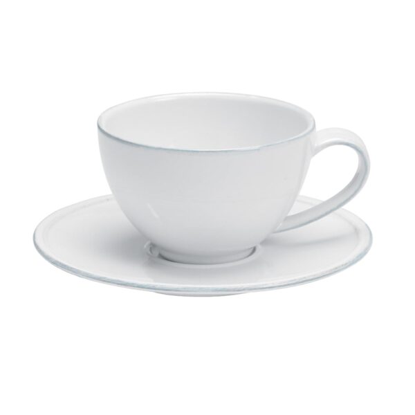 Friso Tea Cup & Saucer 26cl- White