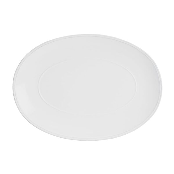Friso White Oval Platter 40cm