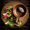 fruit bowl 14 5x5cm h matt brown p5938 5295 image - G&G Goodfellows