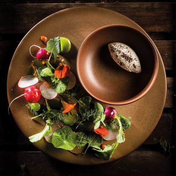 Fruit Bowl 14.5x5cm(h) - Matt Brown