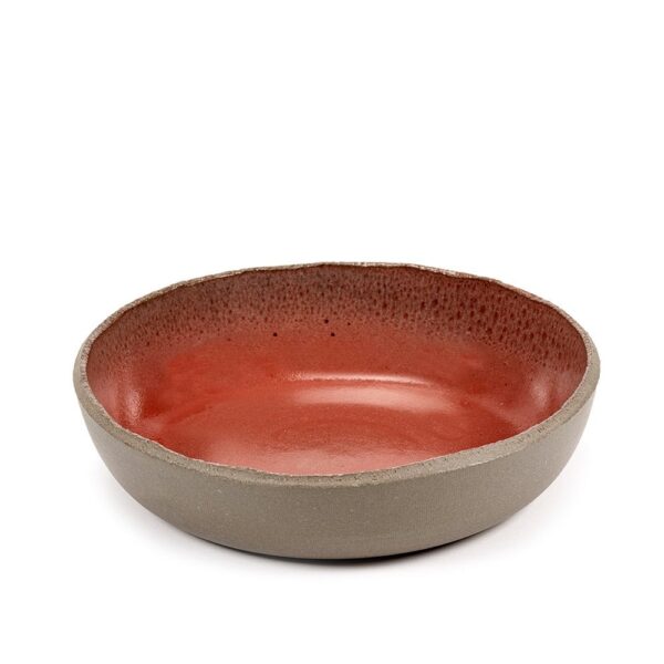 Gautier Deep Plate 21x4.5(h) - Red Patch