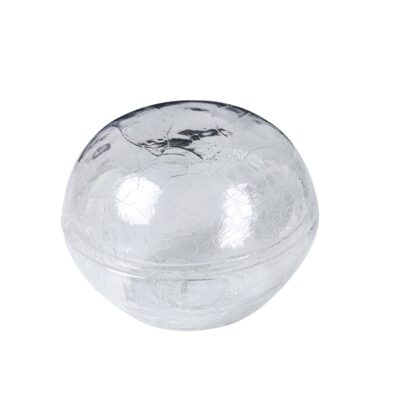 Glass Craquele Bowl Lid 15cm
