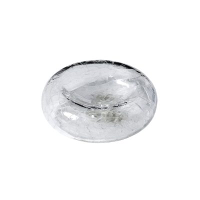 Glass Craquele Plate 19cm