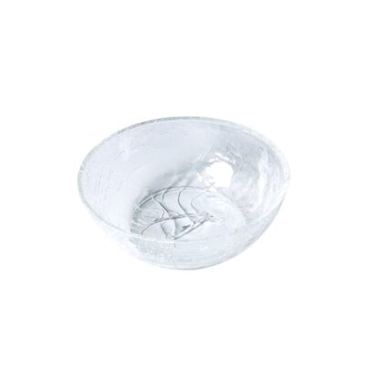 Glass Craquele Wide Bowl 15x5.5cm(h)