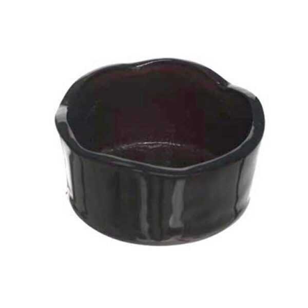 Glass Small Bowl 12cm - Dark Brown
