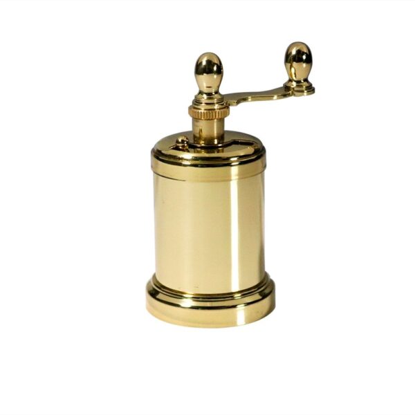 Gold Plated Brass Pepper Mill 90mm